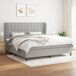 Cama box spring 200x200 Cama box spring 200x200 Azul