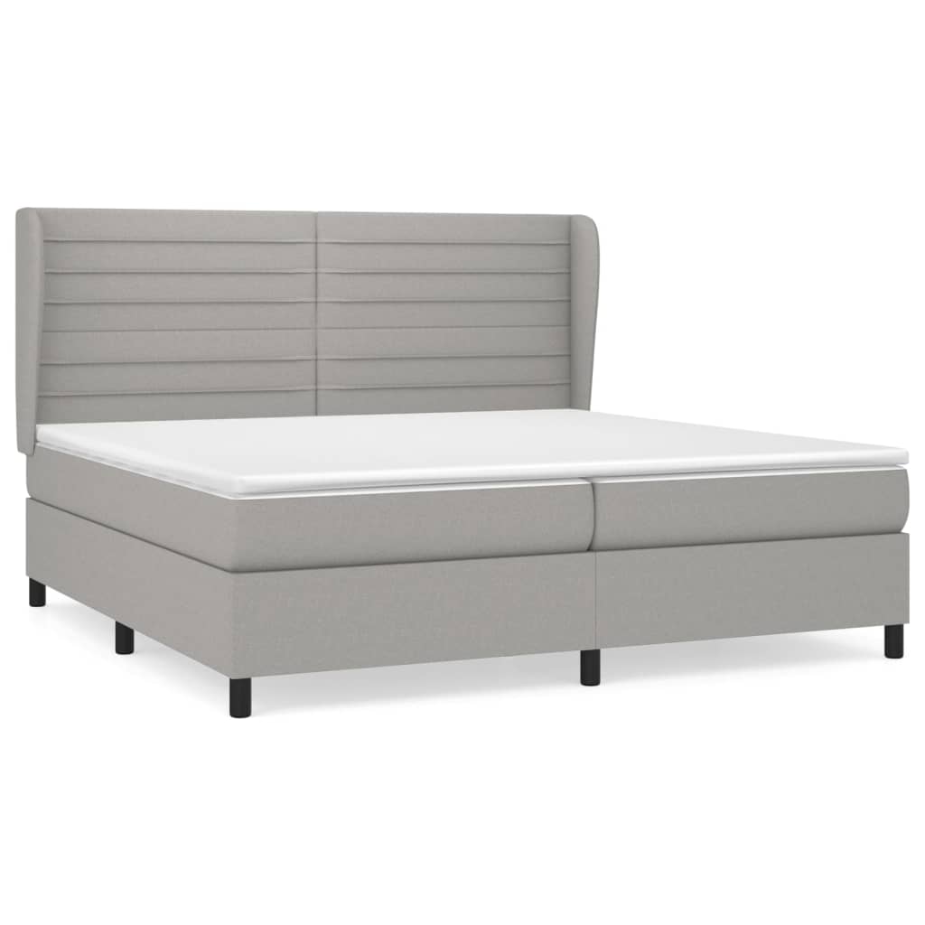 Cama box spring 200x200 Gris
