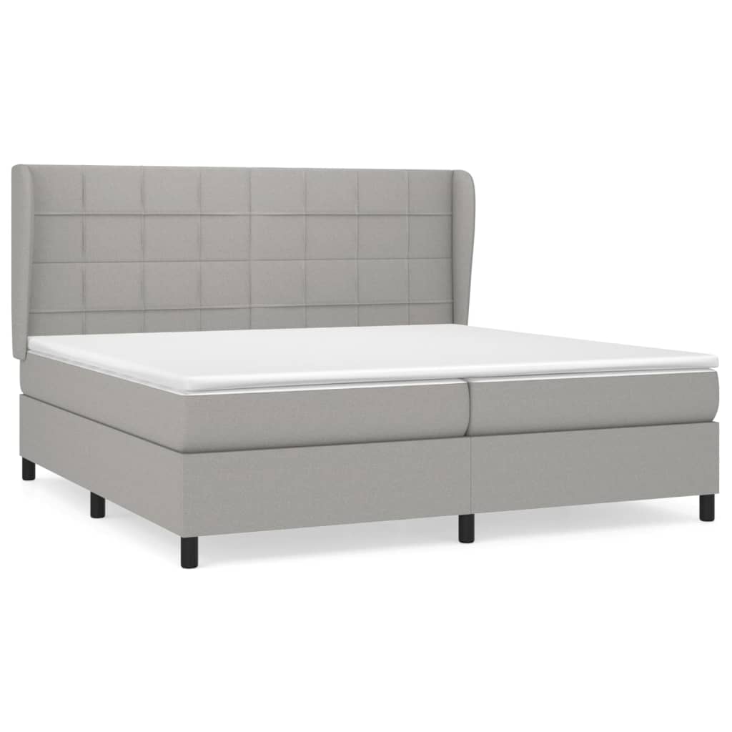 Cama box spring 200x200 Gris