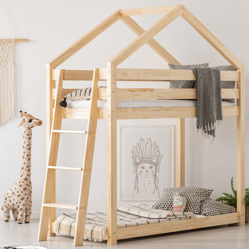 Beliche Gaëlle Bois 90x190 incluindo base de ripas