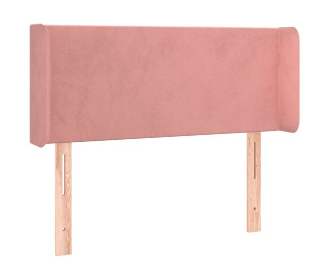 Vidaxl cabecero de terciopelo rosa 83x16x78/88 cm