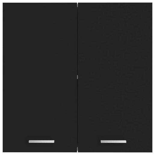armário suspenso de cozinha - armarios de cocina colgantes 60x31x60 cm derivados de madeira preto