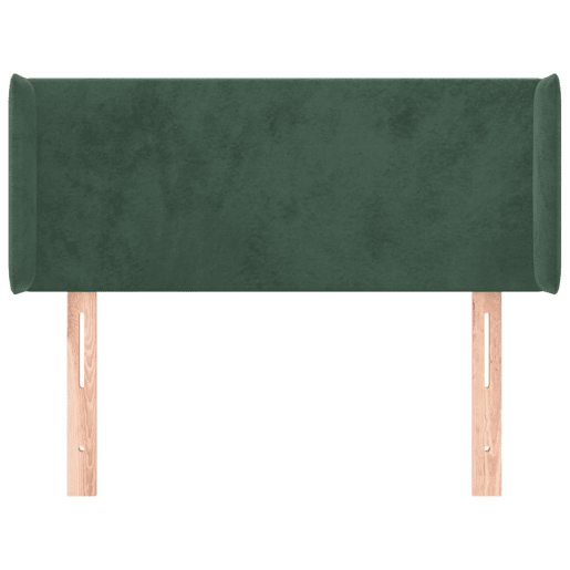 vidaXL Cabeceira de cama c abas veludo 83x16x7888 cm verde-escuro vidaXL Cabeceira de cama c abas veludo 83x16x7888 cm verde-escuro