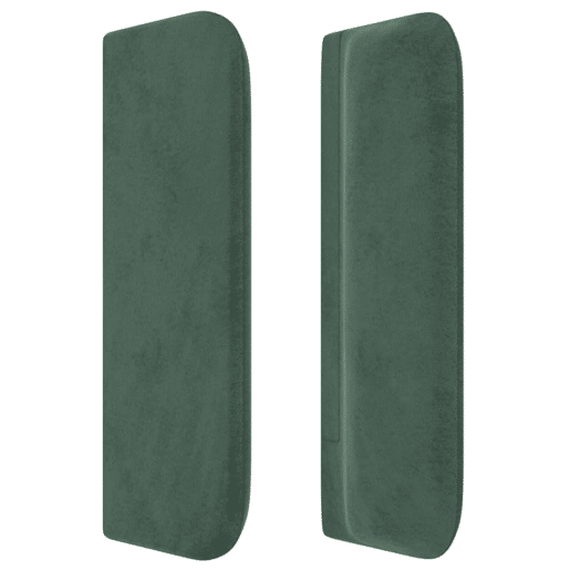 vidaXL Cabeceira de cama c abas veludo 83x16x7888 cm verde-escuro vidaXL Cabeceira de cama c abas veludo 83x16x7888 cm verde-escuro