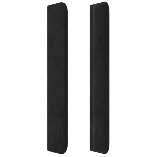 vidaXL Cabeceira de cama c abas veludo 103x16x118128 cm preto vidaXL Cabeceira de cama c abas veludo 103x16x118128 cm preto