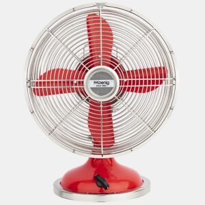 H.Koenig JOE50 Ventoinha de mesa em metal com design retro JOE50 H.Koenig