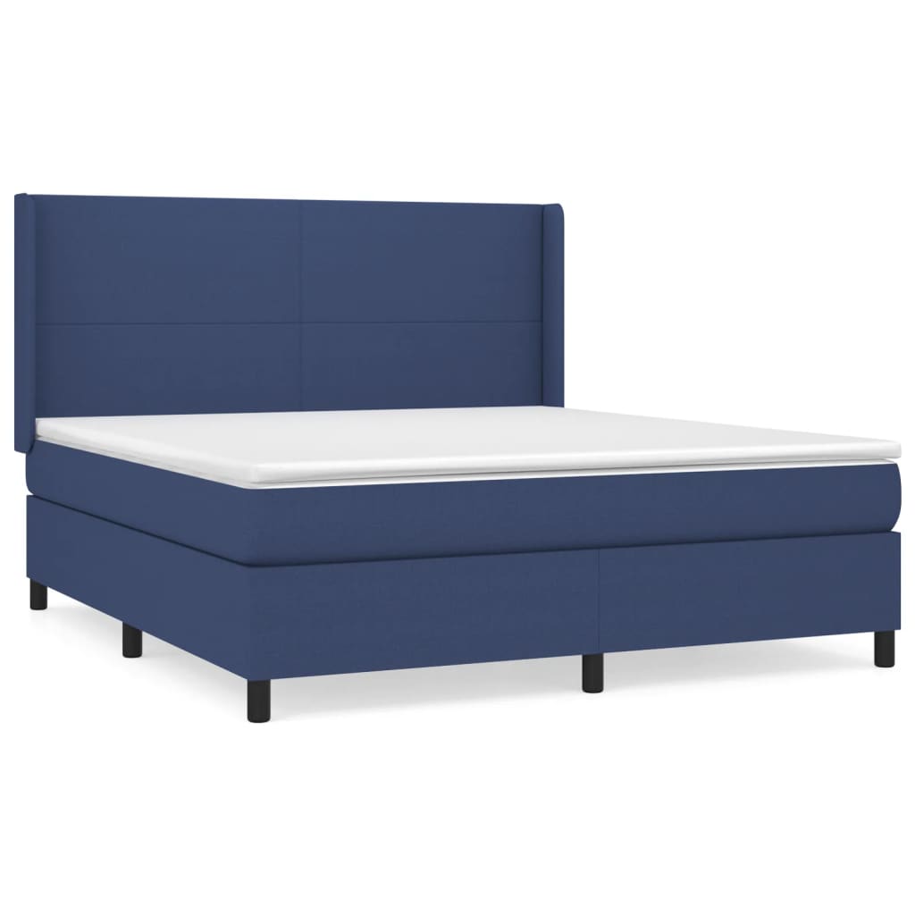 Cama box spring 180x200 Azul