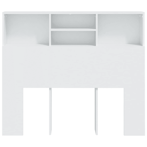 Cabeceira - Cabeceira de cama com armário 120x19x103,5 cm branco