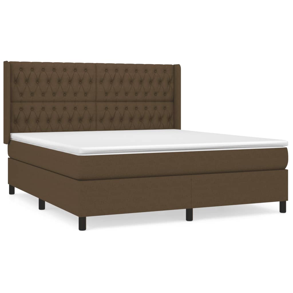 Cama box spring 180x200 Marrón