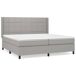 Cama box spring 200x200 Cama box spring 200x200 Gris