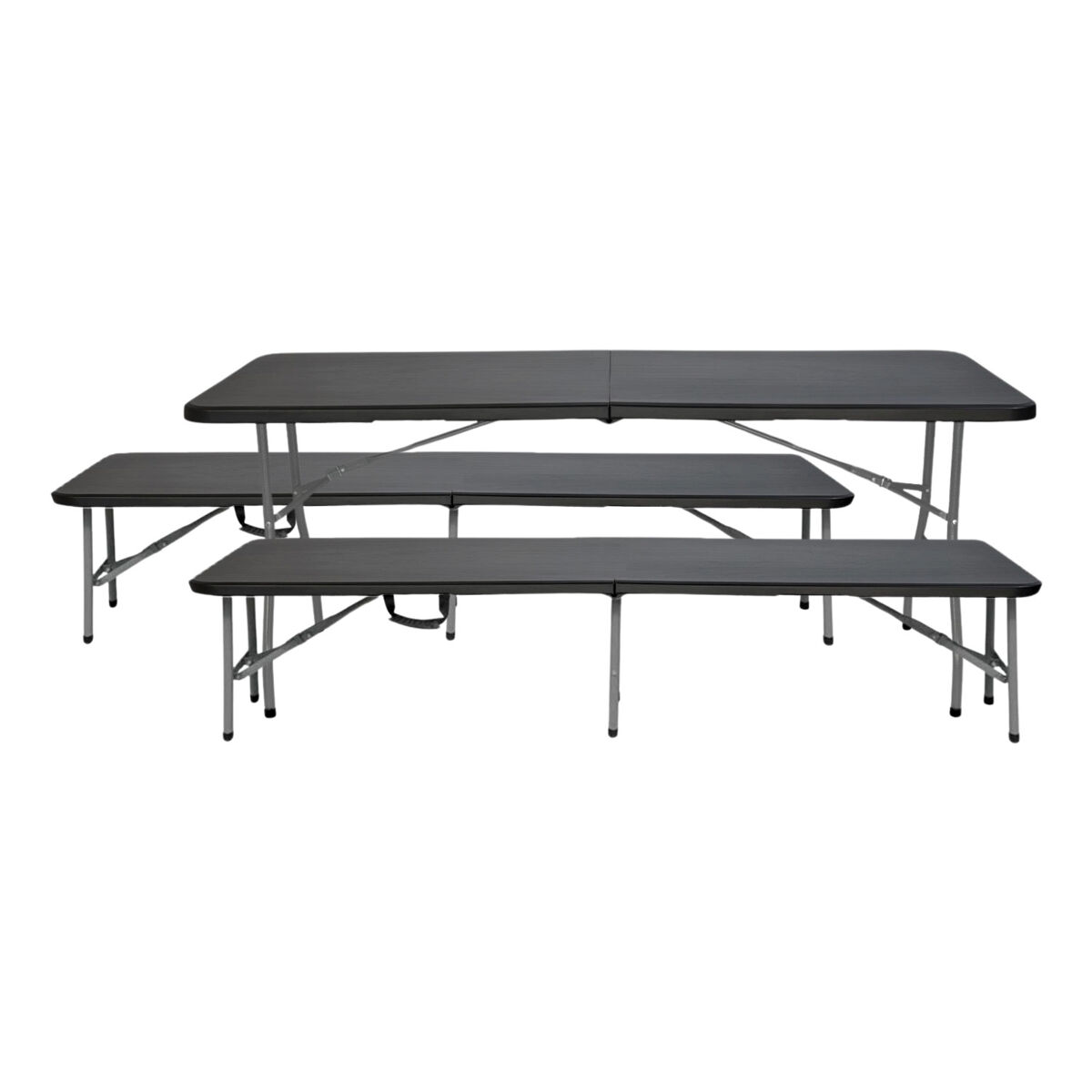 Conjunto Plegable Mesa con 2 Bancos Catering 7house
