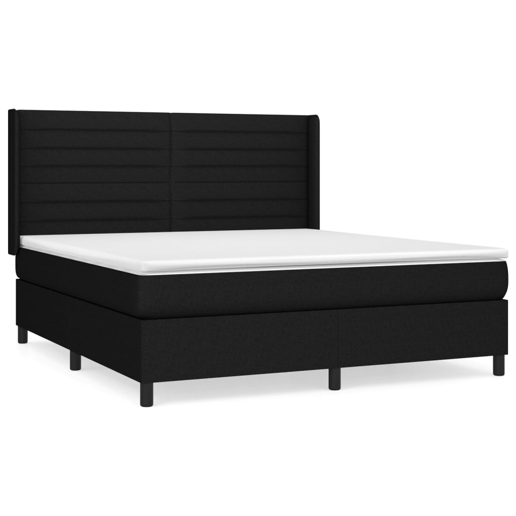 Cama box spring 160x200 Negro