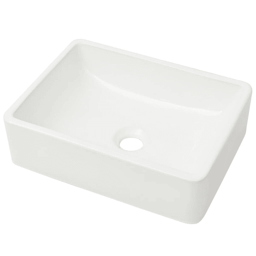 Lavatório - Lavabo - Pia de banheiro em cerâmica 41x30x12 cm branco Lavatório - Lavabo - Pia de banheiro em cerâmica 41x30x12 cm branco