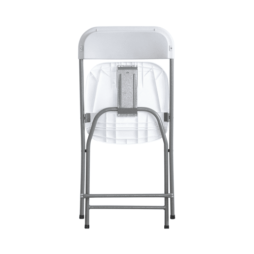 Pack 2 cadeiras dobráveis u200Bu200Bbrancas 49x44,5x80,5cm 7house