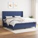 Cama box spring 200x200 Cama box spring 200x200 Azul