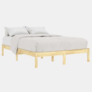 Cama de casal - Estrutura de cama 140x190 cm pinho maciço