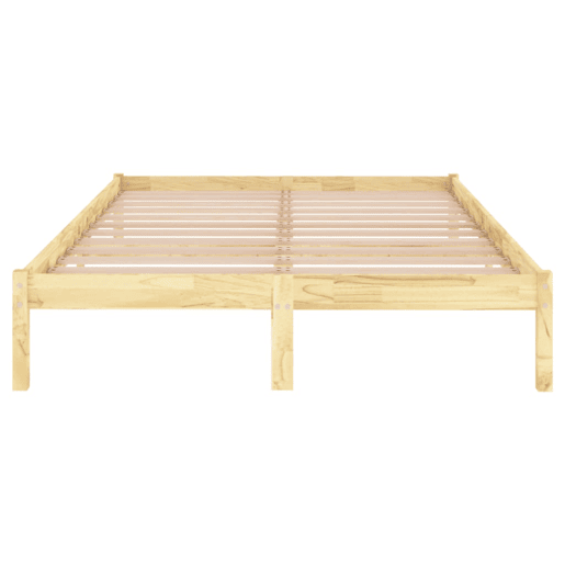 Cama de casal - Estrutura de cama 140x190 cm pinho maciço