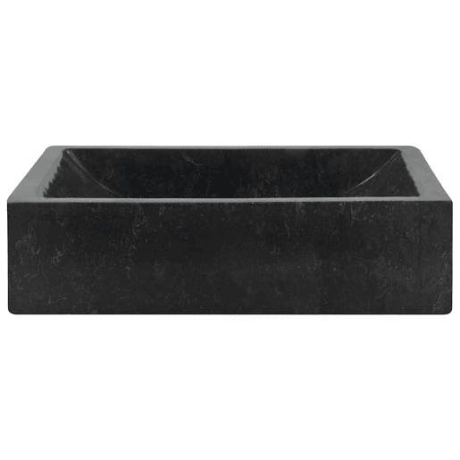Lavatório - Lavabo - Pia de banheiro 45x30x12 cm mármore preto brilhante