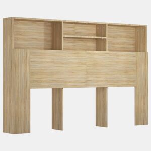 Cabeceira - Cabeceira de cama 160x19x103,5 cm cor carvalho sonoma