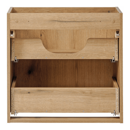 Móvel de lavatório duplo NEWPORT 120x60x40 cm com 4 gavetas MDF - Carvalho