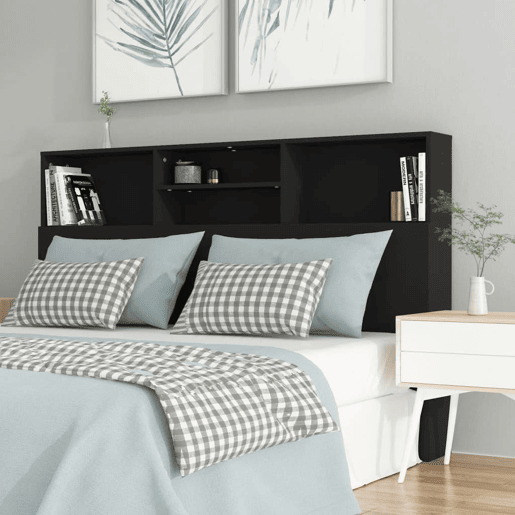 Cabeceira - Cabeceira de cama 160x19x103,5 cm preto