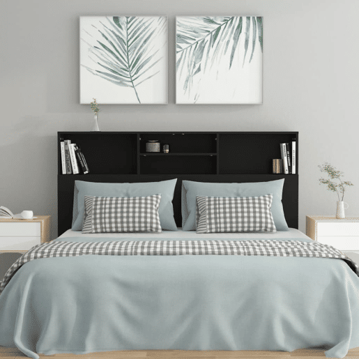 Cabeceira - Cabeceira de cama 160x19x103,5 cm preto