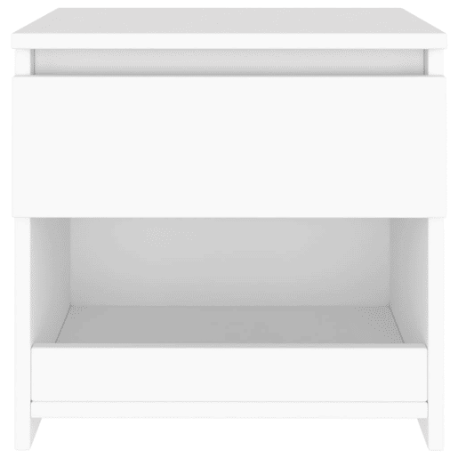 Lote de 2 Mesas de cabeceira - mesinhas de cabeceira 40x30x39 cm derivados madeira branco