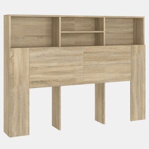 Cabeceira - Cabeceira de cama 140x19x103,5 cm cor carvalho sonoma