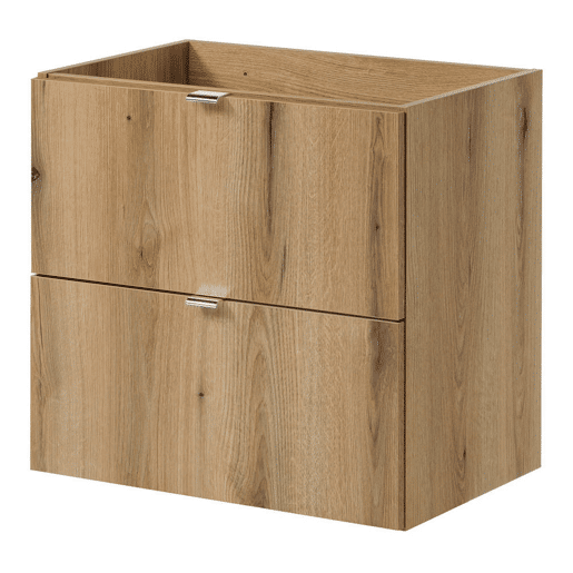 Móvel de lavatório NEWPORT com 2 gavetas 60 x 72 x 40 cm carvalho en.casa