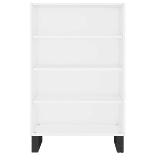 vidaXL Armário alto 57x35x90 cm derivados de madeira branco