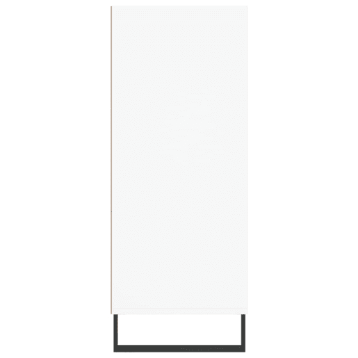vidaXL Armário alto 57x35x90 cm derivados de madeira branco