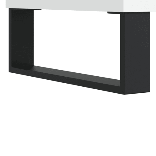 vidaXL Armário alto 57x35x90 cm derivados de madeira branco