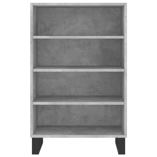 vidaXL Armário alto 57x35x90 cm derivados de madeira cinzento cimento