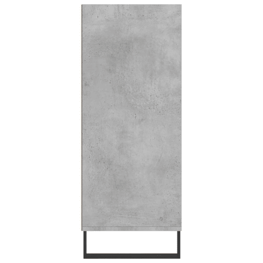 vidaXL Armário alto 57x35x90 cm derivados de madeira cinzento cimento