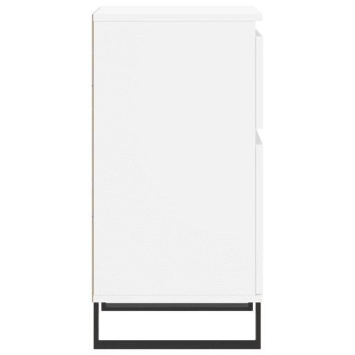 vidaXL Aparadores 2 pcs 40x35x70 cm derivados de madeira branco