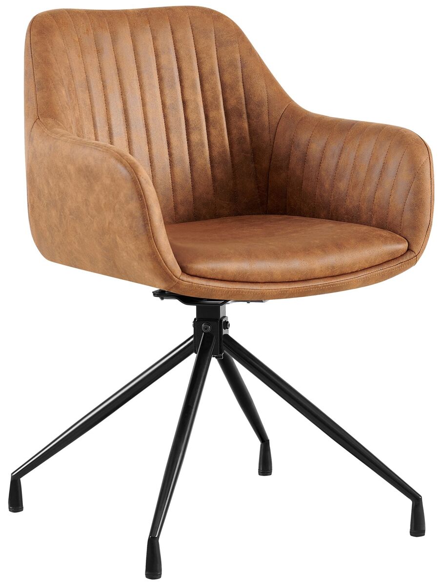 Silla de comedor - Welby - Simil cuero vintage