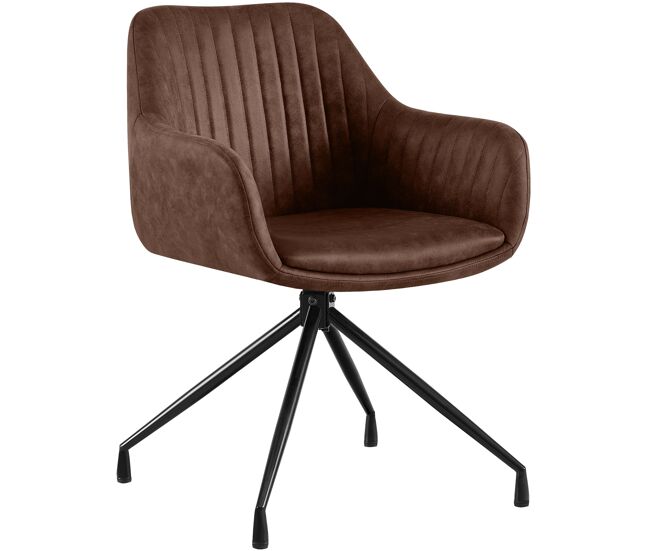 Silla de comedor - Welby - Simil cuero vintage