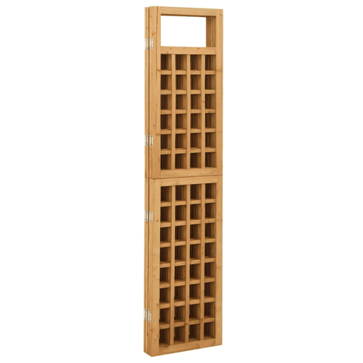 Biombo - Separador de Ambientes - Divisória 4 painéis madeira de abeto maciça 161x180 cm