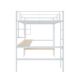 Cama alta para niños 95x204 Cama alta para niños 95x204 Natural/ Blanco