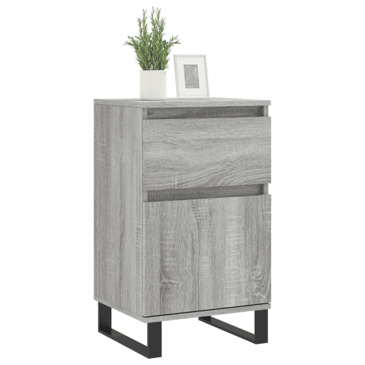 vidaXL Aparadores 2 pcs 40x35x70 cm derivados madeira cinzento sonoma vidaXL Aparadores 2 pcs 40x35x70 cm derivados madeira cinzento sonoma