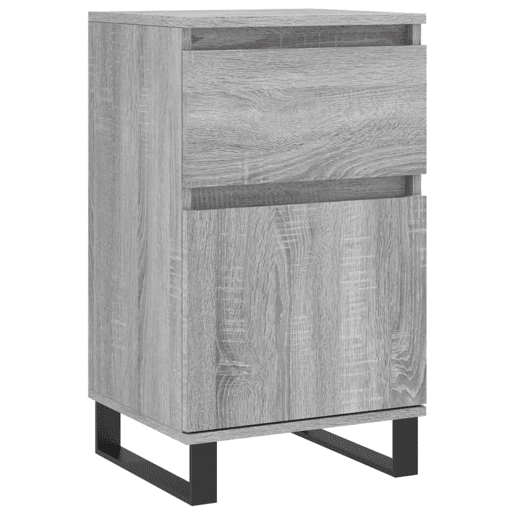 vidaXL Aparadores 2 pcs 40x35x70 cm derivados madeira cinzento sonoma vidaXL Aparadores 2 pcs 40x35x70 cm derivados madeira cinzento sonoma