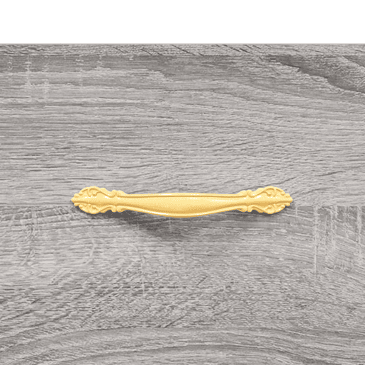 vidaXL Aparador 69,5x34x90 cm derivados de madeira cinzento sonoma