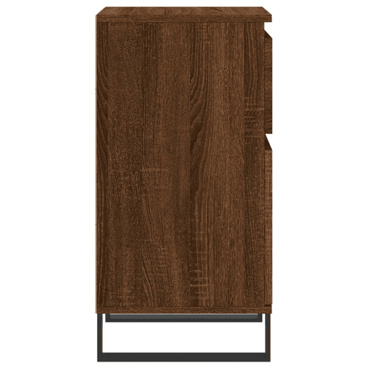 vidaXL Aparadores 2 pcs 40x35x70cm derivados madeira carvalho castanho