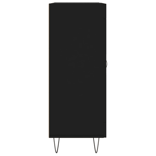 vidaXL Aparador 69,5x34x90 cm derivados de madeira preto
