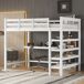 Cama alta para niños 149x209 Cama alta para niños 149x209 Blanco