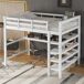 Cama alta para niños 149x209 Cama alta para niños 149x209 Blanco