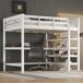 Cama alta para niños 149x209 Cama alta para niños 149x209 Blanco