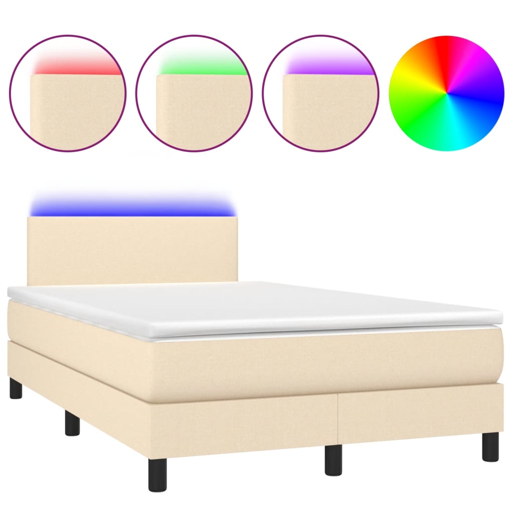 Cama box spring 120x200 Crema