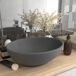 Lavabo - Lavamanos de lujo ovalado Lavabo - Lavamanos de lujo ovalado Gris Oscuro