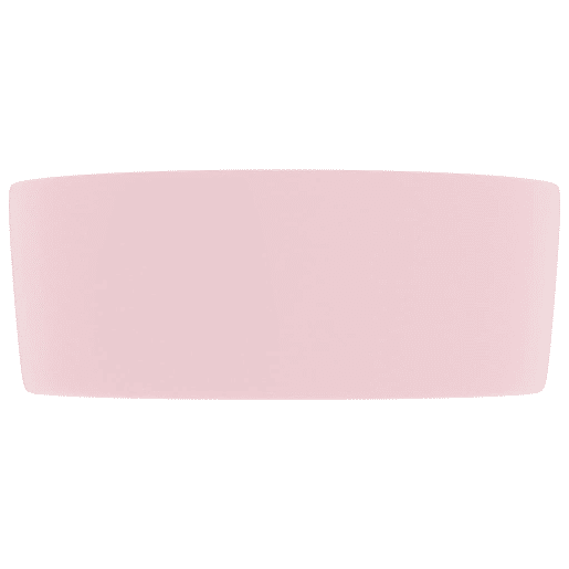Lavatório - Lavabo - Pia de banheiro luxuoso redondo 40x15 cm cerâmica rosa mate